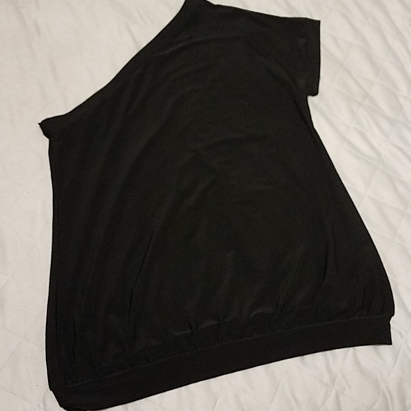 The Limited Tops - The Limited one shoulder black top